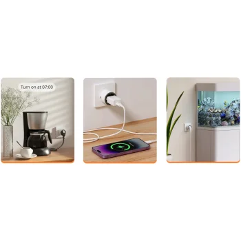 Sonoff S60 Gniazdko WiFi z Pomiarem Prądu 4000W Watomierz Licznik nowe S26