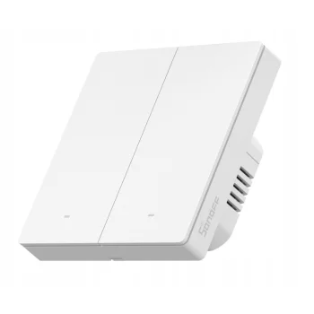 Przełącznik Ścienny WiFi z Matter 2-Kanałowy Sterownik Sonoff HomeKit