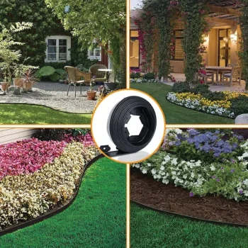 Obrzeże Trawnikowe 10m 6cm + 30 kotw - Obrzeże Ogrodowe 60mm Border