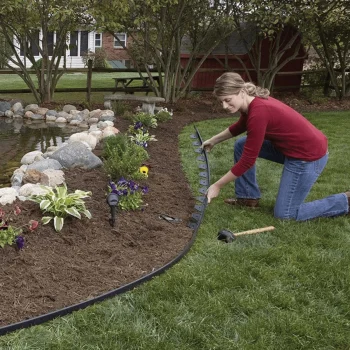 Obrzeże Trawnikowe 10m 6cm + 30 kotw - Obrzeże Ogrodowe 60mm Border