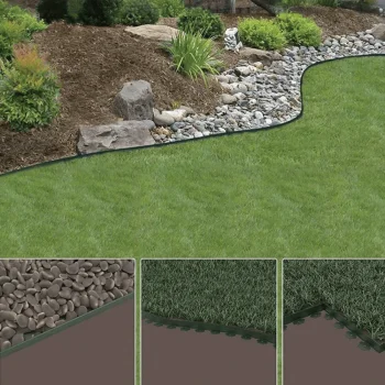 Obrzeże Trawnikowe 10m 6cm + 30 kotw - Obrzeże Ogrodowe 60mm Border