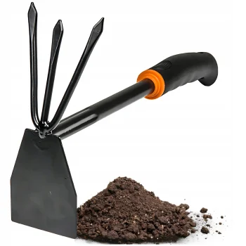 Pazurki Ogrodnicze + Motyczka Szeroka Metalowa Stalowa DE LUXE Bradas 2in1