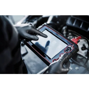 Rękawiczki Nitrylowe M 3D Czarne Mocne GRUBE Warsztatowe 100 szt MedaSept