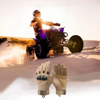 RĘKAWICE TAKTYCZNE BOJOWE SURVIVAL NA MOTOR ROBOCZE L Brązowe