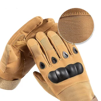 RĘKAWICE TAKTYCZNE BOJOWE SURVIVAL NA MOTOR ROBOCZE L Brązowe