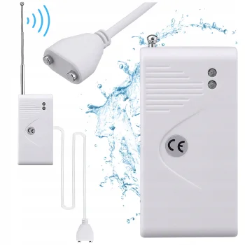 Czujnik Zalania Poziomu wody RF 433Mhz Daleki Zasięg z Anteną Sonoff Tuya
