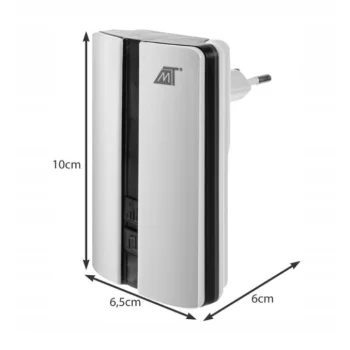 Bezprzewodowy Dzwonek Do Drzwi Furtki Kinetyczny Bezbateryjny Radiowy IP44