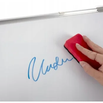 Tablica Magnetyczna Suchościeralna Biała Mała 60x40 Dla Dzieci Prezentacji