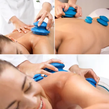 BAŃKI CHIŃSKIE Antycelulitowe Bezogniowe Do Masarzu Ciała Twarzy Gumowe