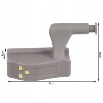 Oświetlenie Lampka LED do szafli półki na Zawias - 3 diody LED Automatyczna