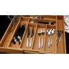 Organizer Do Szuflady Na Sztućce Kosmetyki Biżuterię BAMBUSOWY Regulowany