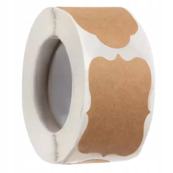 Naklejki Na Słoiki, Przetwory Pudełka Etykiety Prezenty Eko Brązowe 300 sztuk