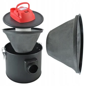 Odkurzacz Do Popiołu Kominka Pieca Filtr + Separator Funkcja Dmuchawy 10l