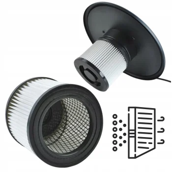 Odkurzacz Do Popiołu Kominka Pieca Filtr + Separator Funkcja Dmuchawy 10l