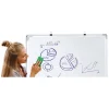 Tablica Magnetyczna Suchościeralna 90x60 Biała Dla Dzieci Do Prezentacji Biura Szkołu - Zestaw XXL 16