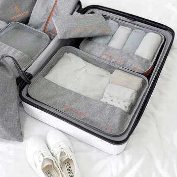 Organizer Do Walizki Na Ubrania Buty Kosmetyki Torby Etui Do Pakowania 7szt