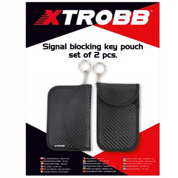 Etui Na Kluczyki Kartę KeyLess Antykradziezowe blokada sygnału pokrowiec 2x