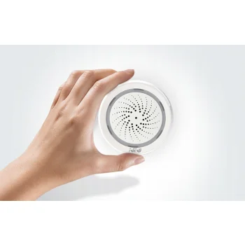 2w1 Syrena Alarmowa 100db + Czujnik Temperatury i Wilgotności - WiFi TUYA