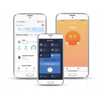 2w1 Syrena Alarmowa 100db + Czujnik Temperatury i Wilgotności - WiFi TUYA