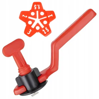 System Po Poziomowania Płytek Klipsy Zestaw 100 klipsów kołków 50 Dystansów