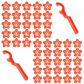 System Po Poziomowania Płytek Klipsy Zestaw 100 klipsów kołków 50 Dystansów