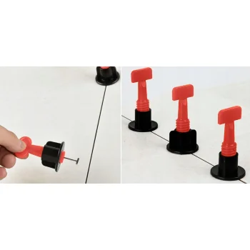 System Po Poziomowania Płytek Klipsy Zestaw 50 klipsów kołków Do Układania