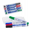Markery Pisaki Suchościeralne Do Tablic Suchościeralnych 4 kolory Zestaw