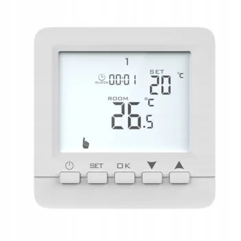 Termostat Ścienny Do Maty Elektrycznej 230V 16A 3600W Ogrzewanie Podłogowe