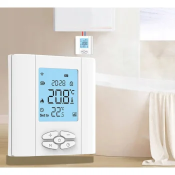 Termostat Zwierny Bezpotencjałowy Do Pieca ZigBee TUYA Smart BATERYJNY
