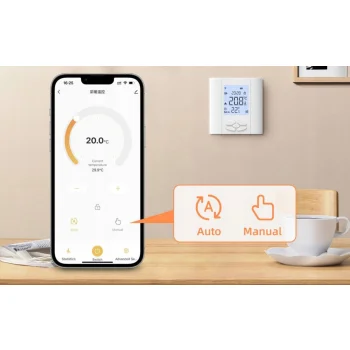 Termostat Zwierny Bezpotencjałowy Do Pieca ZigBee TUYA Smart BATERYJNY