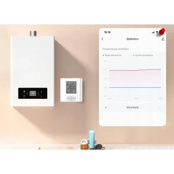 Termostat Zwierny Bezpotencjałowy Do Pieca ZigBee TUYA Smart BATERYJNY