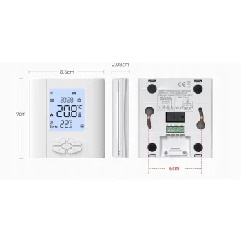 Termostat Zwierny Bezpotencjałowy Do Pieca ZigBee TUYA Smart BATERYJNY