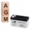 Akumulator 12V 1,3Ah BEZOBSŁUGOWY Do Alarmu Kasy UPS Zabawek MWs 1.3-12 AGM