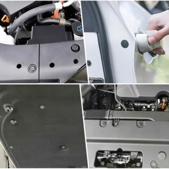 Zestaw Spinki Kołki Do Samochodu Tapicerki Elementów Osłony Silnika 620szt