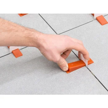 System Po Poziomowania Płytek Klipsy Kliny kołki Zestaw 100 Klinów Kołków