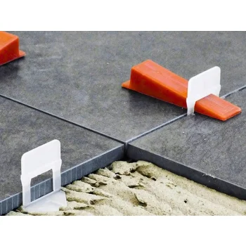 System Po Poziomowania Płytek Klipsy Kliny kołki Zestaw 100 Klinów Kołków