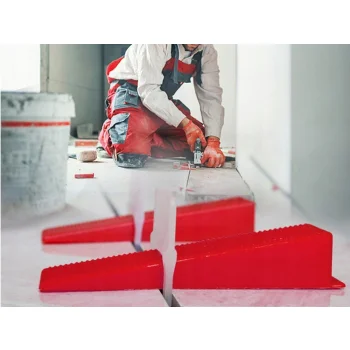 System Po Poziomowania Płytek Klipsy Kliny kołki Zestaw 100 Klinów Kołków