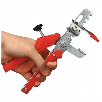 System Po Poziomowania Płytek Klipsy Kliny kołki Zestaw 100 Klinów Szczypce