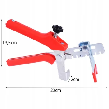 System Po Poziomowania Płytek Klipsy Kliny kołki Zestaw 100 Klinów Szczypce