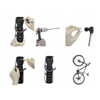 Wieszak Ścienny Hak na Rower Hulajnogę Elektryczną Uniwersalny Uchwyt