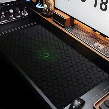 Podkładka na biurko Pod Mysz Klawiaturę Gamingowa Plaster Miodu 90x40 Mata