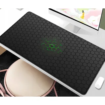 Podkładka na biurko Pod Mysz Klawiaturę Gamingowa Plaster Miodu 80x30 Mata