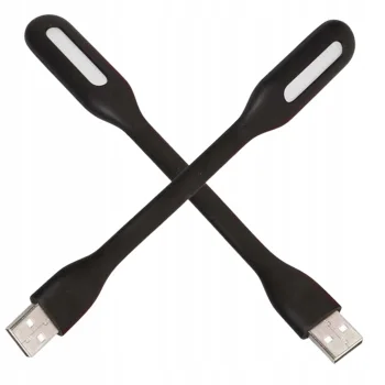 Lampka USB do laptopa Oświetlenia Klawiatury LED Elastyczna Silikonowa 1szt