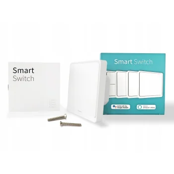 Przełącznik Sterownik Ścienny Światłą ZigBee TUYA Smart Life bez N Zera 2CH