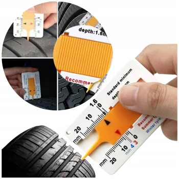 Miernik Bieżnika Opon Tester Wysokości do pomiaru Bieżnika w Oponie