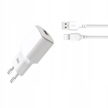 Ładowarka Sieciowa USB 2,4A z Kablem 1m USB-C Zestaw XO