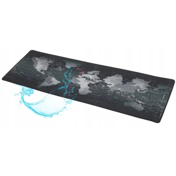 Podkładka na biurko Pod Mysz i Klawiaturę Gamingowa Mapa Świata 90x40 Duża