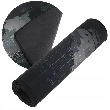 Podkładka na biurko Pod Mysz i Klawiaturę Gamingowa Mapa Świata 90x40 Duża