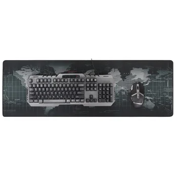 Podkładka na biurko Pod Mysz i Klawiaturę Gamingowa Mapa Świata 90x40 Duża