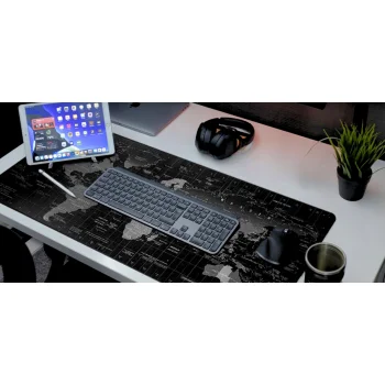 Podkładka na biurko Pod Mysz i Klawiaturę Gamingowa Mapa Świata 90x40 Duża